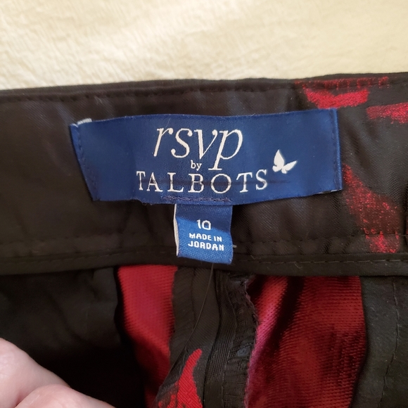 RSVP by Talbot Ankle Pants Floral Size 10 - Picture 3 of 5